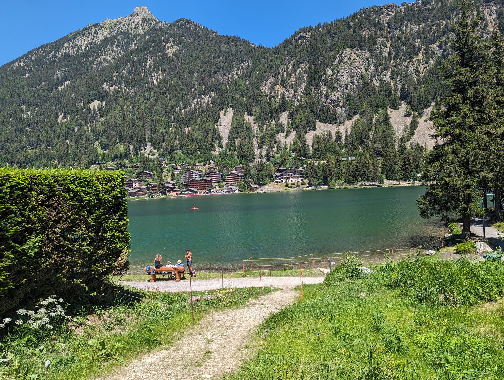 Endelig framme ved Champex
