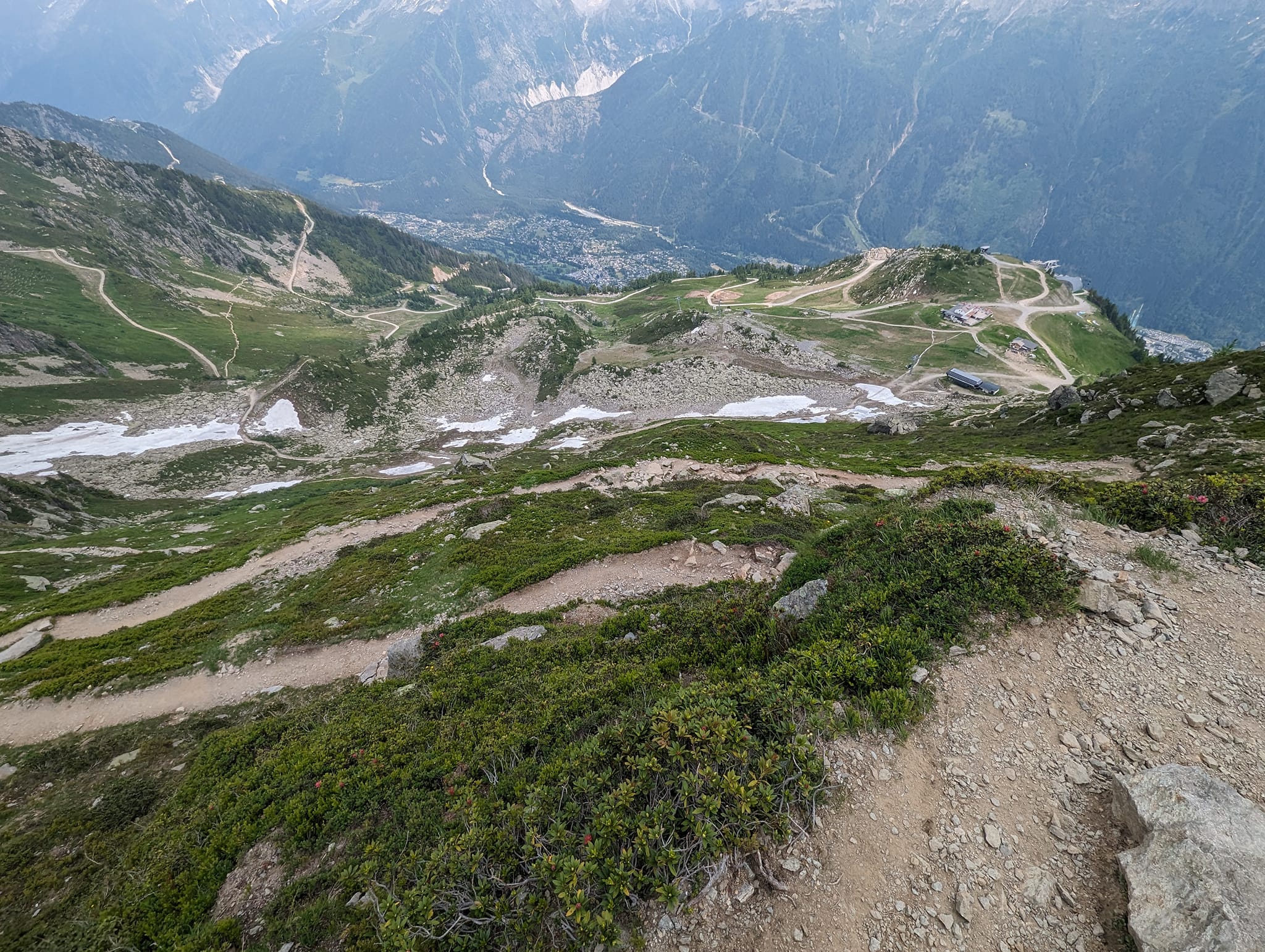 På vei opp til Col du Brevent.
