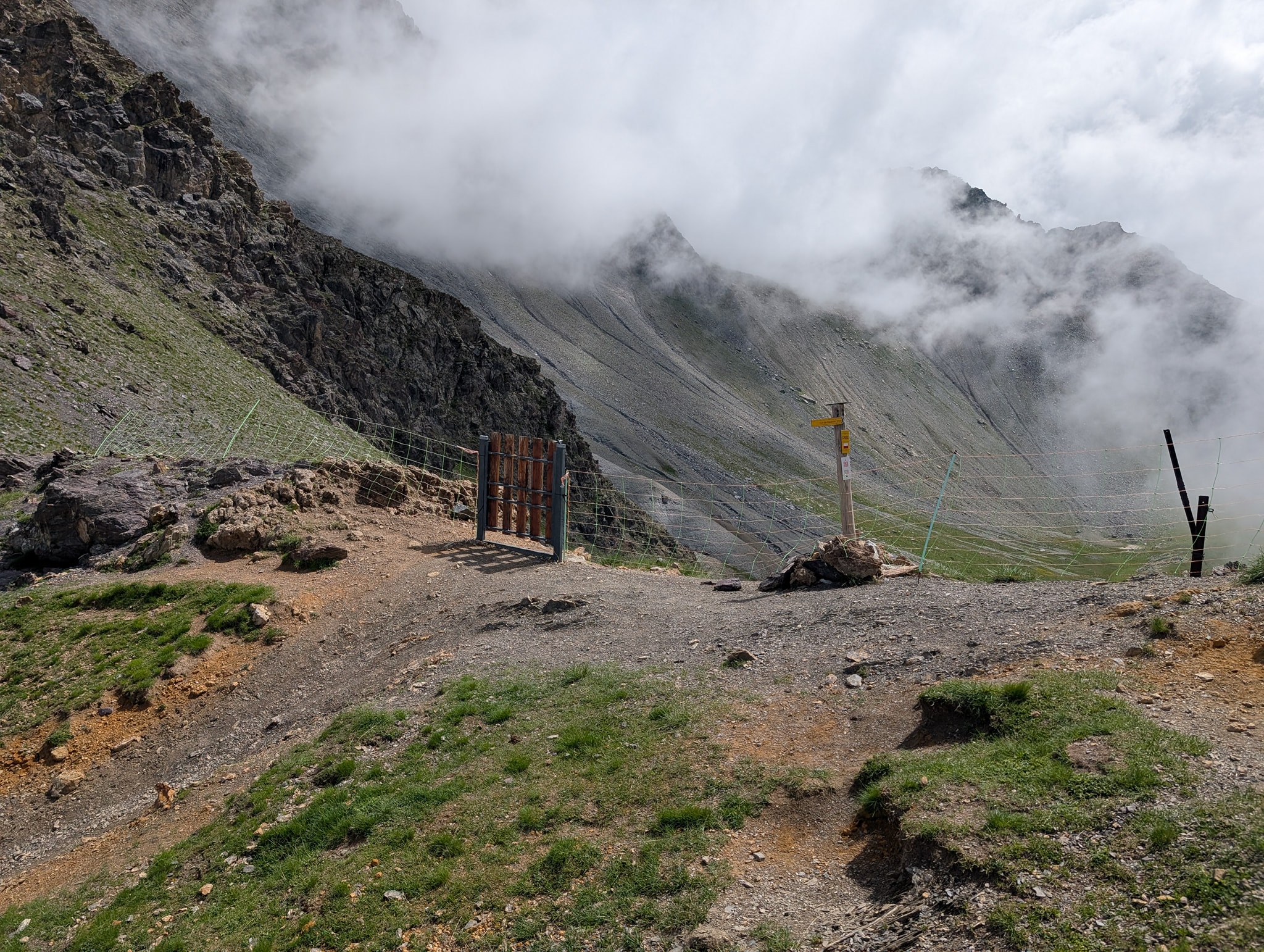 Col de Gouiran (2611 moh).
