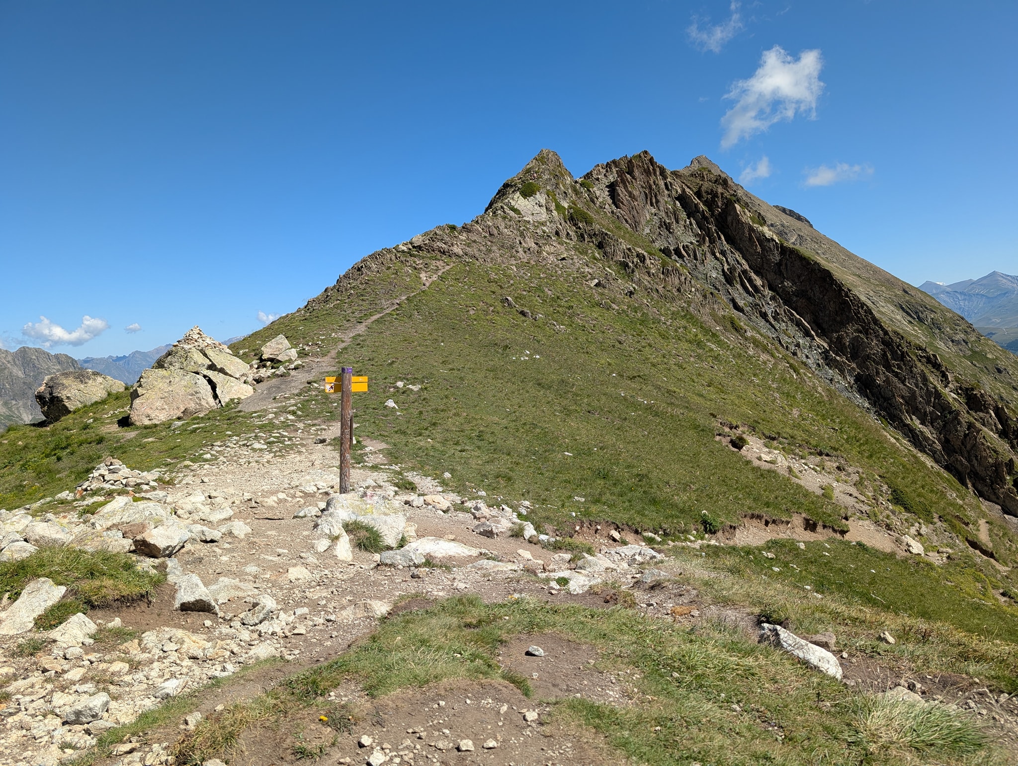 Col du Vallon (2546 moh).
